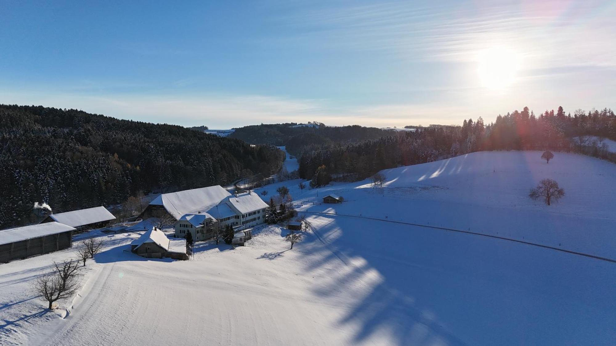Berghof Erlebnis Ag Bed & Breakfast Pfaffnau Luaran gambar